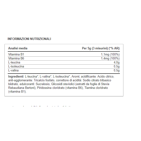 BCAA+ 8:1:1 Polvere - 300g - immagine 2