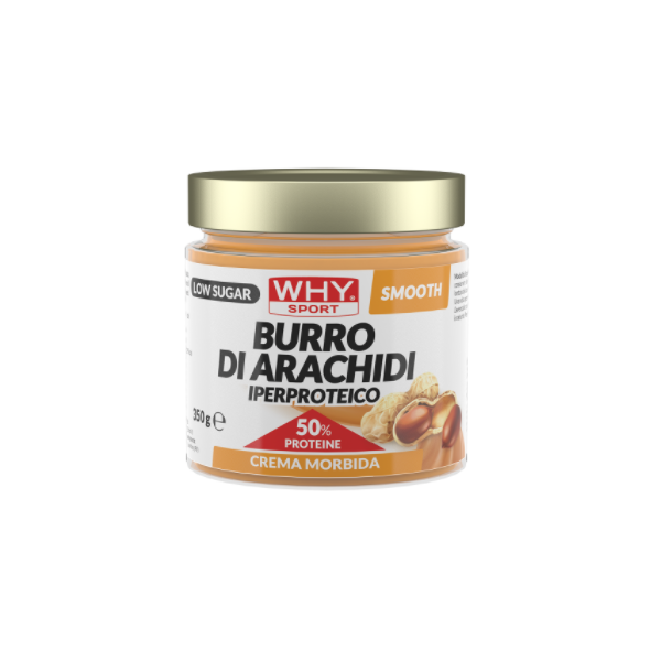 BURRO DI ARACHIDI IPERPROTEICO 50% PROTEINE - 350G