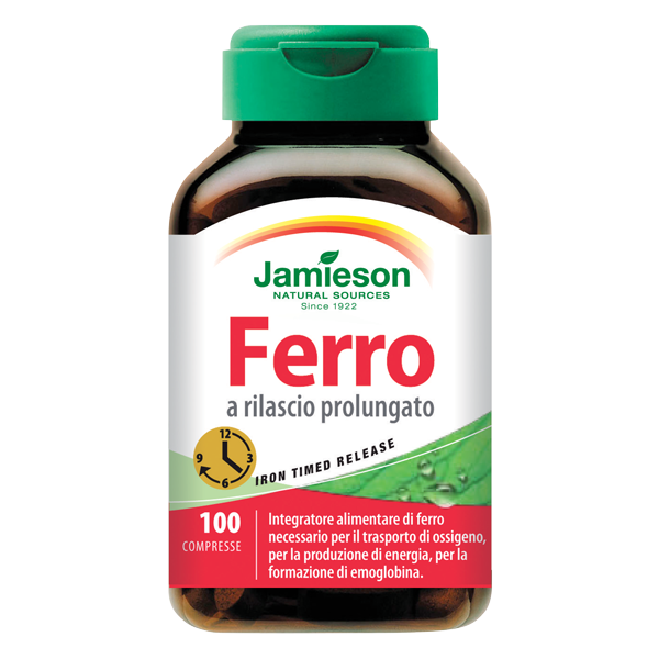 FERRO A RILASCIO PROLUNGATO 100 CPR INTEGRATORE