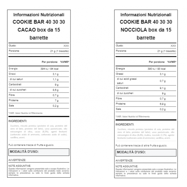 COOKIE BAR 40-30-30 21G COCCO WHY NATURE - immagine 3