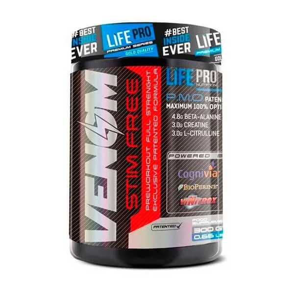Life Pro New Venom Stim Free - 300g